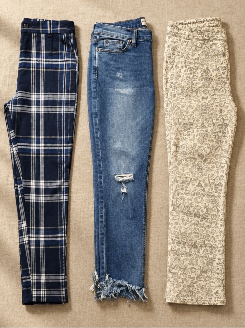 Lot of 3 Free People Jeans/Pants Size 2,4 & 25